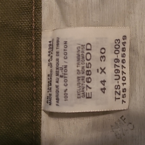 Rustler Men's Cargo Pants in Khaki Green - Picture 3 of 3